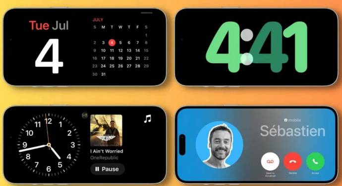 新郑苹果手机维修分享iOS17横屏充电待机显示有什么好处 