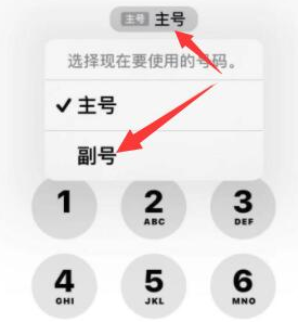 新郑苹果14维修店分享iPhone 14 Pro Max使用副卡打电话的方法 