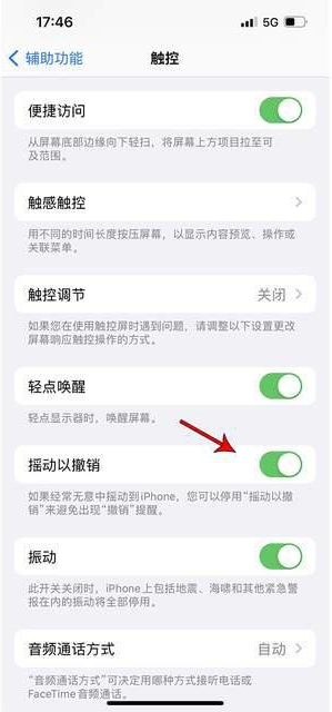 新郑苹果手机维修分享iPhone手机如何设置摇一摇删除文字 